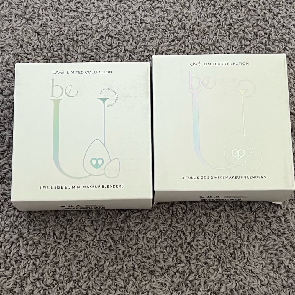 UVE BEAUTY BE U LIMITED COLLECTION Mini Make-up Blender Lot of 2 NEW